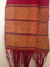 741 Antique Myanmar Aso Chin Woven Belt Textile-WOVENSOULS-Antique-Vintage-Textiles-Art-Decor