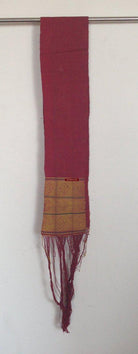 741 Antique Myanmar Aso Chin Woven Belt Textile-WOVENSOULS-Antique-Vintage-Textiles-Art-Decor