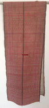 742 Antique Myanmar Arang Weaving Shawl Textile-WOVENSOULS-Antique-Vintage-Textiles-Art-Decor