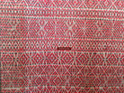 742 Antique Myanmar Arang Weaving Shawl Textile-WOVENSOULS-Antique-Vintage-Textiles-Art-Decor