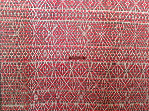 742 Antique Myanmar Arang Weaving Shawl Textile-WOVENSOULS-Antique-Vintage-Textiles-Art-Decor