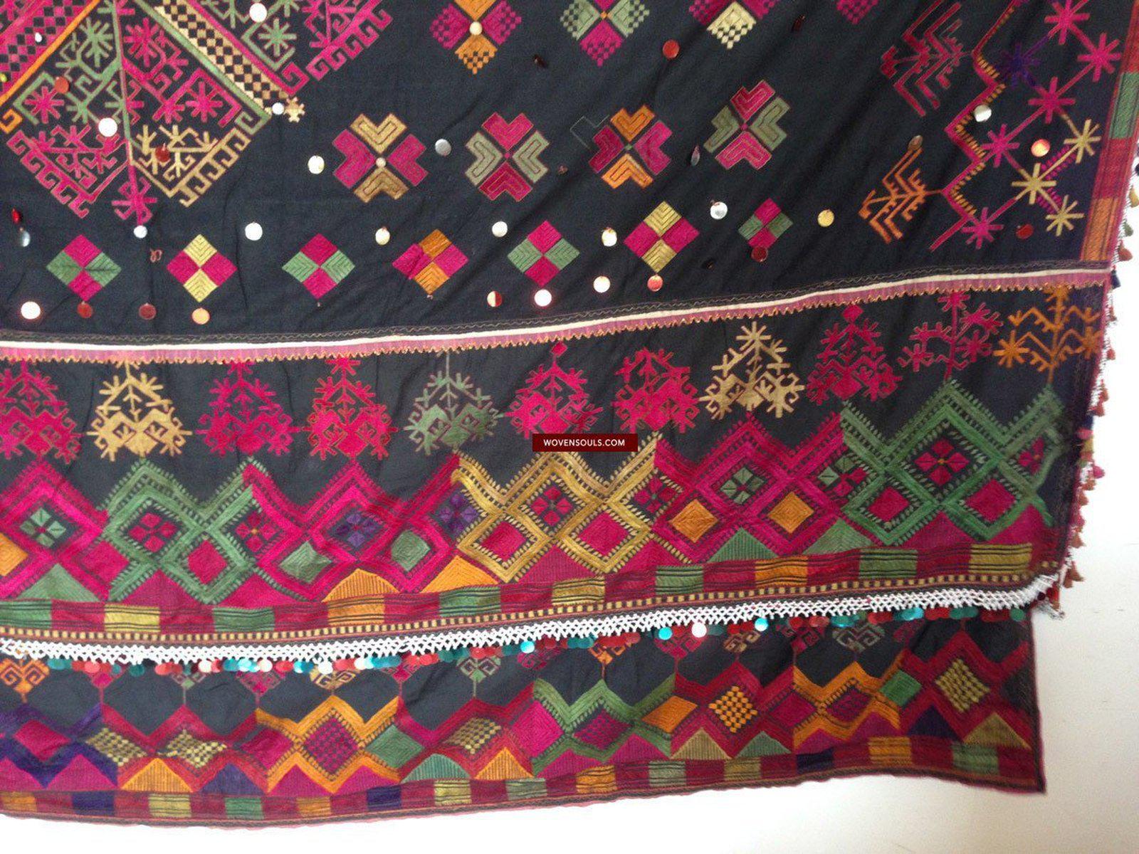 752 vintage Kohistani Châle Textile Art-WOVENSOULS-Antique-Vintage-Textiles-Art-Décor