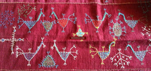 753 Shekhawati Bishnoi Shawl Rajasthan Textile Art-WOVENSOULS-Antique-Vintage-Textiles-Art-Decor