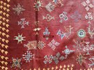 754 Shekhawati Bishnoi Shawl Rajasthan Textile Art-WOVENSOULS-Antique-Vintage-Textiles-Art-Decor