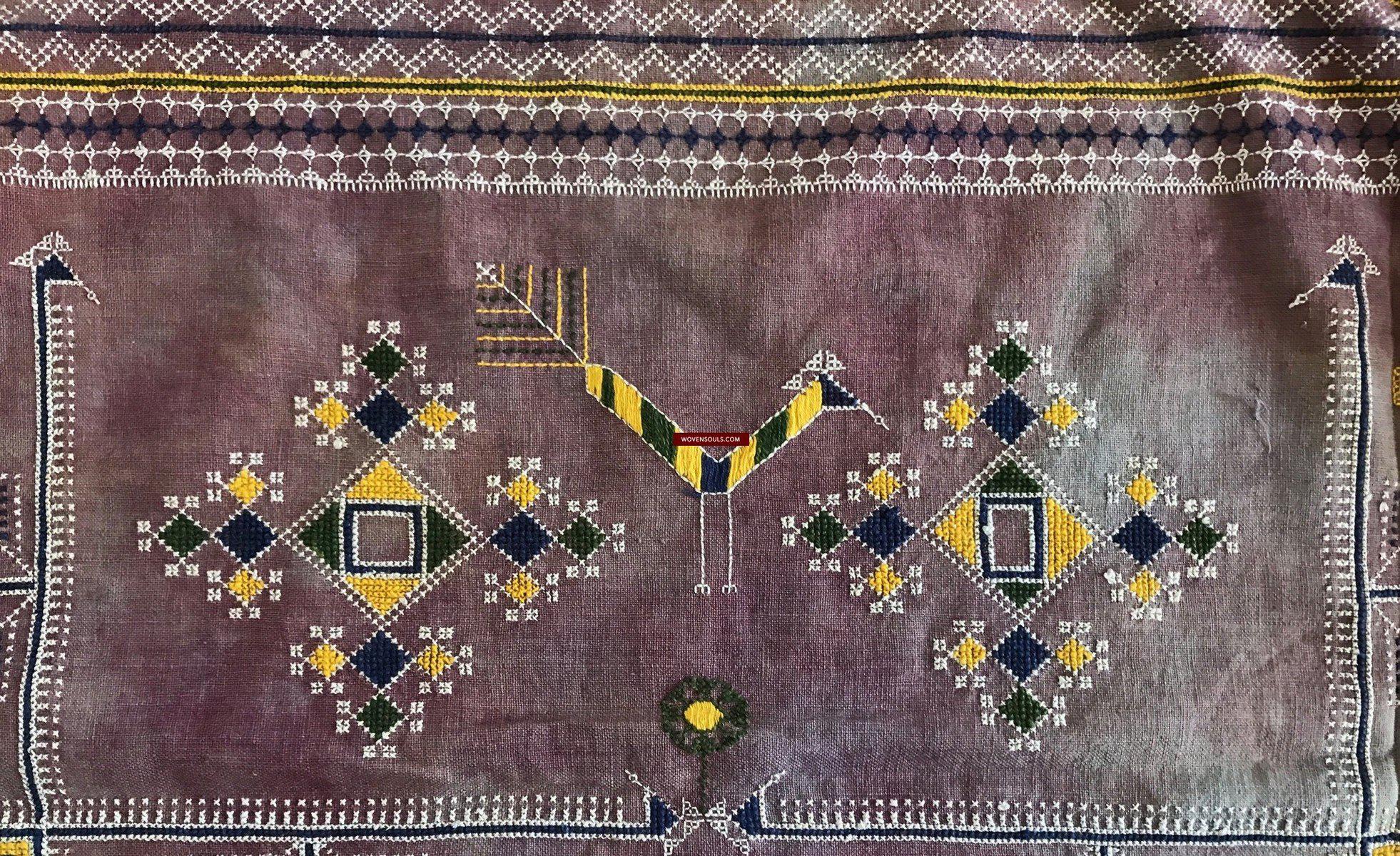 758 Shekhawati Bishnoi Wedding Shawl - Indian Textile Art from Rajasthan-WOVENSOULS-Antique-Vintage-Textiles-Art-Decor