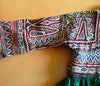 764 Vintage Child-Groom's Green Embroidered Kediyu Garment - Rabari Tribe-WOVENSOULS-Antique-Vintage-Textiles-Art-Decor