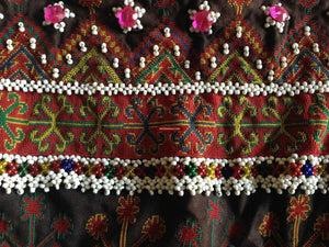 767 Old Kohistan Embroidered Vest for Child-WOVENSOULS-Antique-Vintage-Textiles-Art-Decor