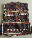 767 Old Kohistan Embroidered Vest for Child-WOVENSOULS-Antique-Vintage-Textiles-Art-Decor