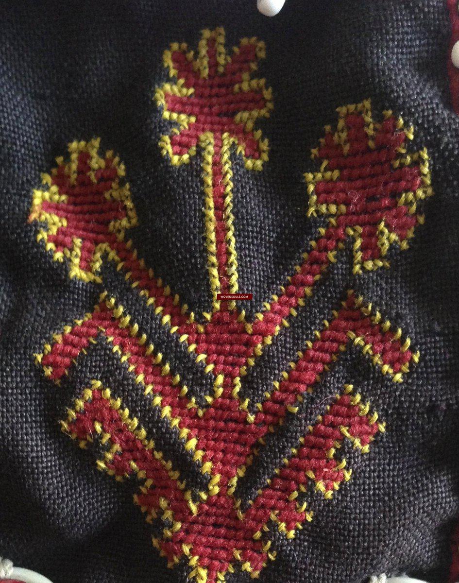 767 Old Kohistan Embroidered Vest for Child-WOVENSOULS-Antique-Vintage-Textiles-Art-Decor