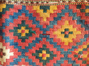 776 Complete Antique Afghan Tartari Kilim Bag-WOVENSOULS-Antique-Vintage-Textiles-Art-Decor
