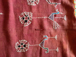 777 SOLD Shekhawati Bishnoi Shawl Rajasthan Textile-WOVENSOULS-Antique-Vintage-Textiles-Art-Decor