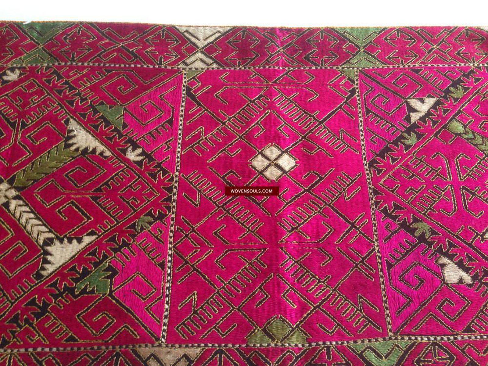 778 Antique Swat Valley Dowry Pillow Case textile-WOVENSOULS-Antique-Vintage-Textiles-Art-Decor