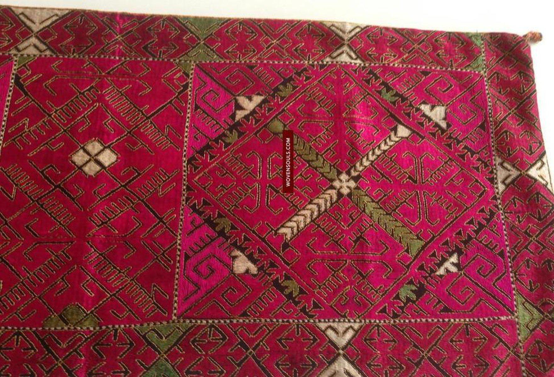 778 Antique Swat Valley Dowry Pillow Case textile-WOVENSOULS-Antique-Vintage-Textiles-Art-Decor