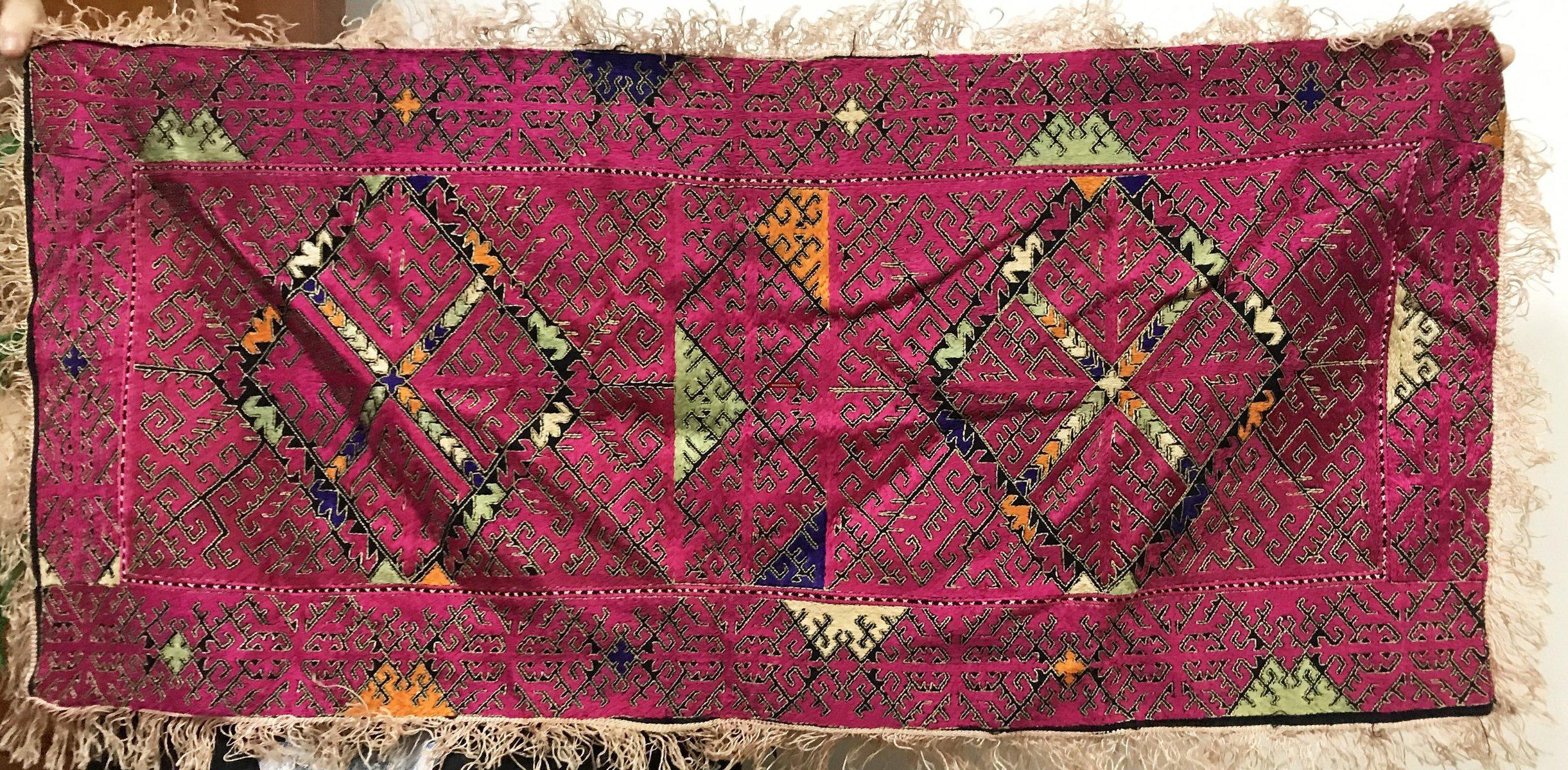 778-B Antique Swat Valley Dowry Pillow Case textile-WOVENSOULS-Antique-Vintage-Textiles-Art-Decor