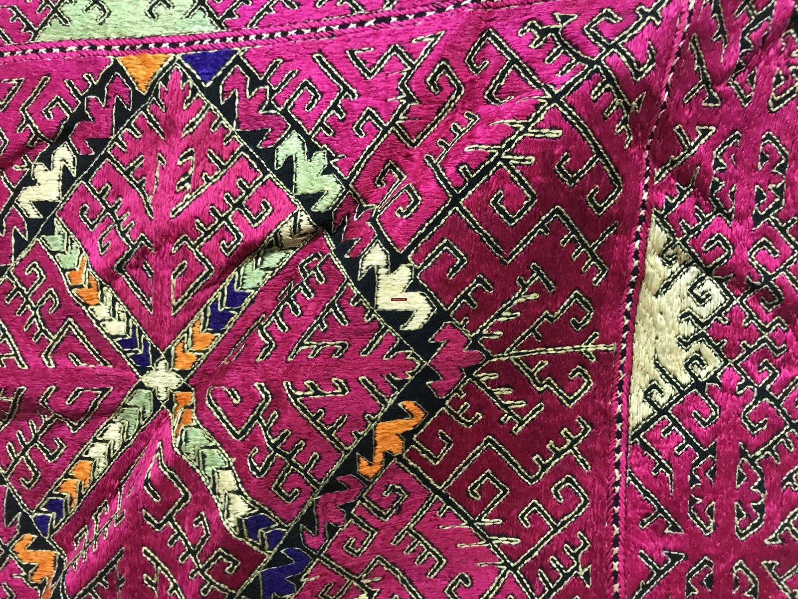 778-B Antique Swat Valley Dowry Pillow Case textile-WOVENSOULS-Antique-Vintage-Textiles-Art-Decor