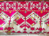 781 Old Swat Valley Wedding Shawl - Handspun cotton, handwoven, hand embroidered silk floss-WOVENSOULS-Antique-Vintage-Textiles-Art-Decor