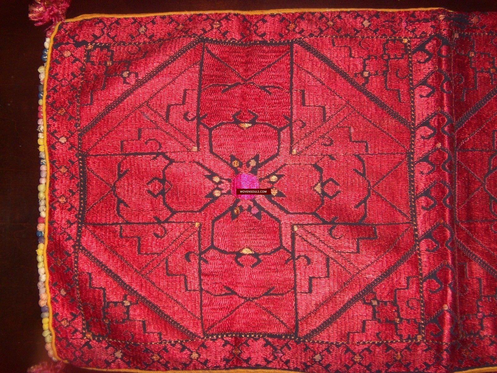 783 Antique Swat Valley Dowry Pillow Case-WOVENSOULS-Antique-Vintage-Textiles-Art-Decor