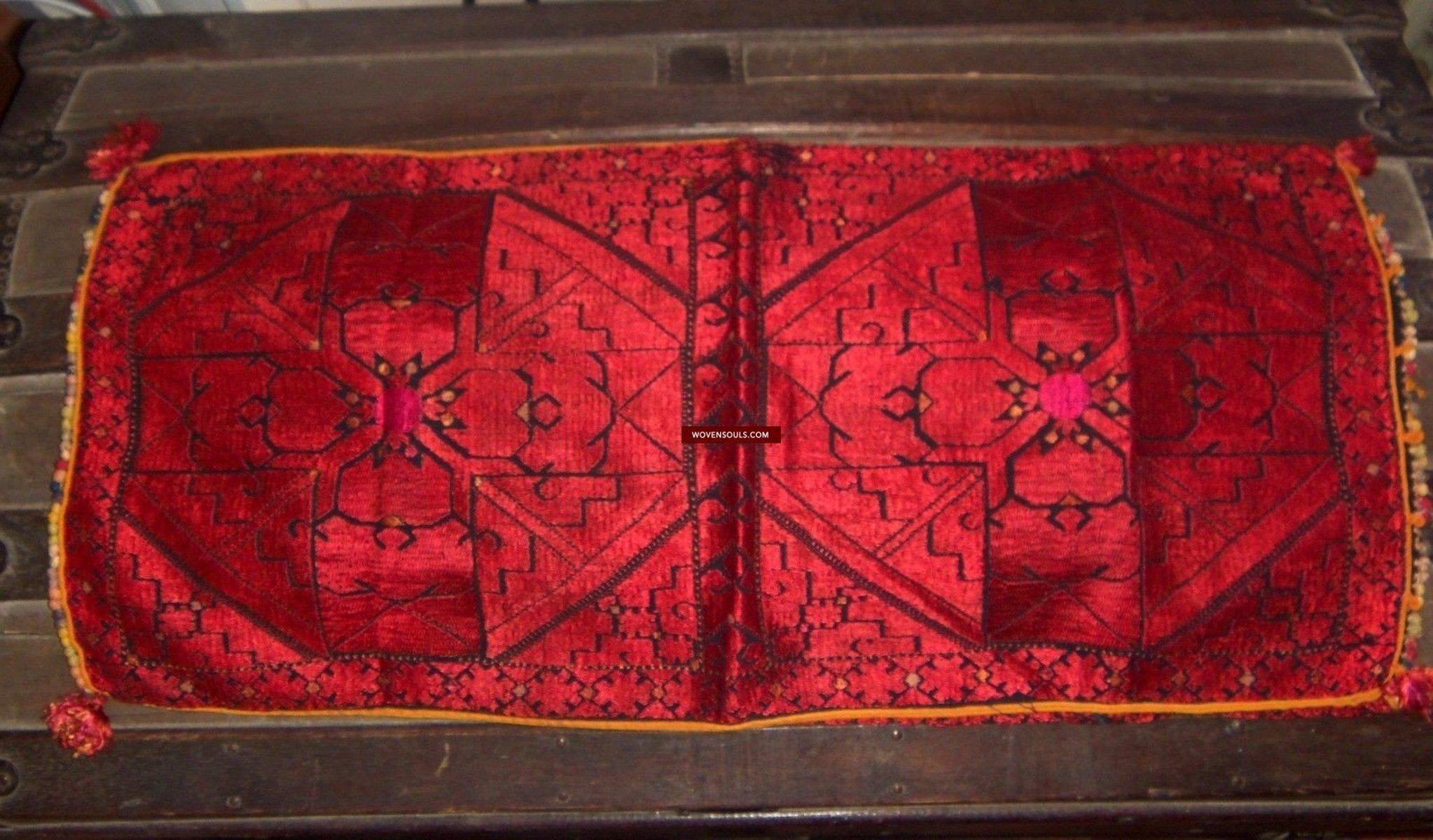 783 Antique Swat Valley Dowry Pillow Case-WOVENSOULS-Antique-Vintage-Textiles-Art-Decor