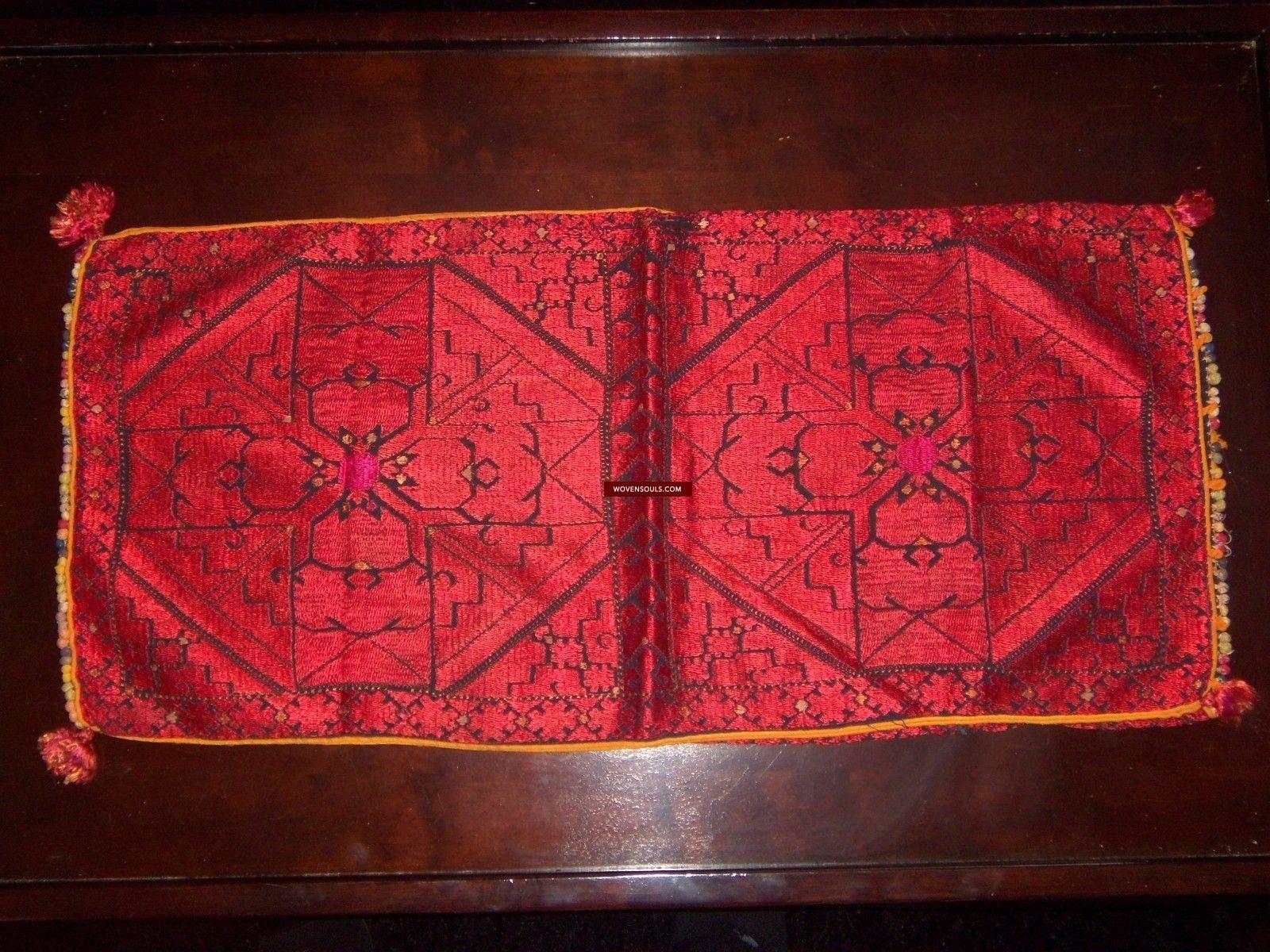 783 Antique Swat Valley Dowry Pillow Case-WOVENSOULS-Antique-Vintage-Textiles-Art-Decor