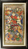 784 Set of 3 Antique Yao Ritual Painting Scrolls-WOVENSOULS-Antique-Vintage-Textiles-Art-Decor