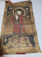 785 SOLD Antique Yao Ceremonial Ritual Paintings - Set of 6 works-WOVENSOULS-Antique-Vintage-Textiles-Art-Decor