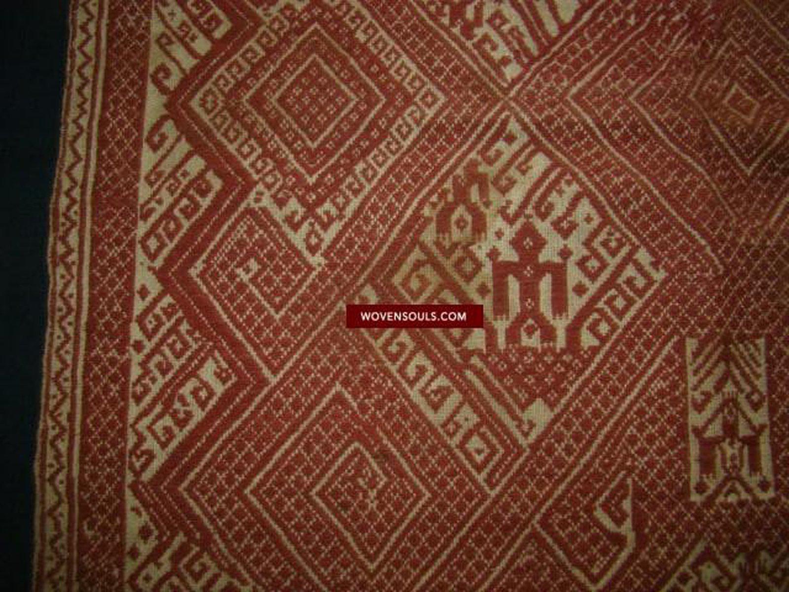 791 Superb Antique Sumatran Tampan Shipcloth textile art-WOVENSOULS-Antique-Vintage-Textiles-Art-Decor