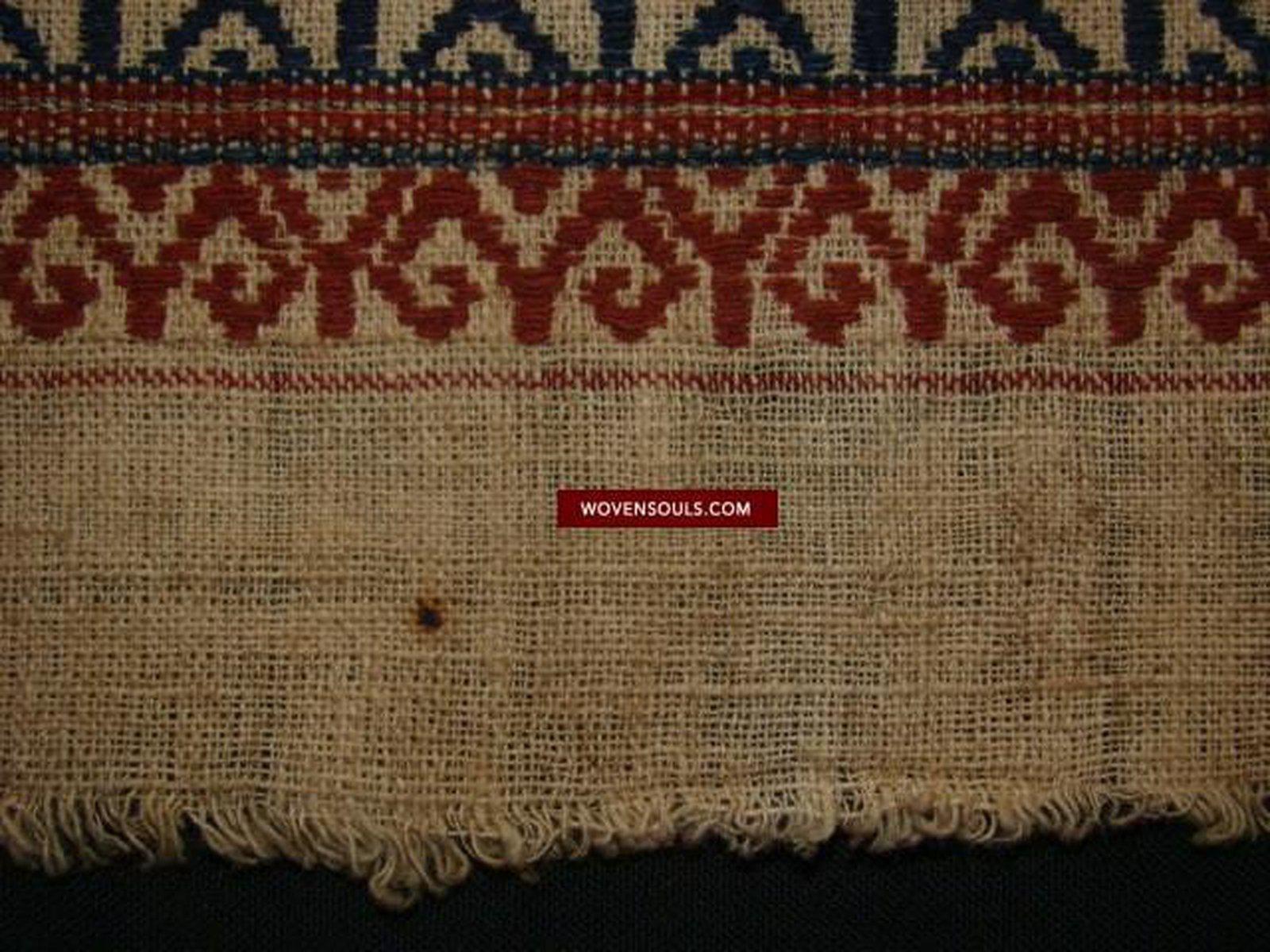 791 Superb Antique Sumatran Tampan Shipcloth textile art-WOVENSOULS-Antique-Vintage-Textiles-Art-Decor