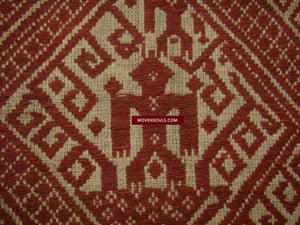 791 Superb Antique Sumatran Tampan Shipcloth textile art-WOVENSOULS-Antique-Vintage-Textiles-Art-Decor