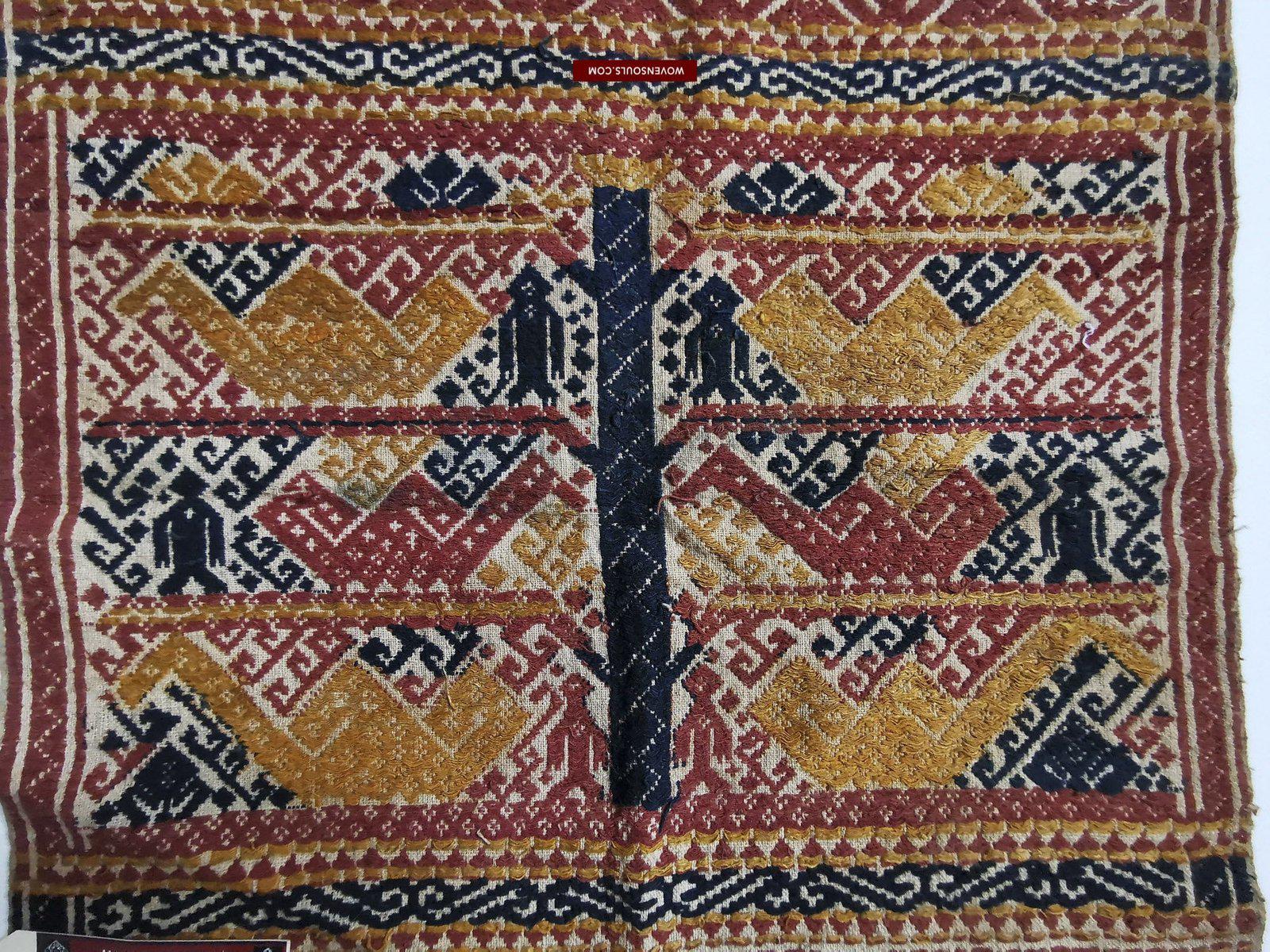 793 Antique Yellow Sumatra Tampan-WOVENSOULS-Antique-Vintage-Textiles-Art-Decor