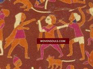 795 SOLD The Wovensouls Sainchi Phulkari Embroidery from Punjab-WOVENSOULS-Antique-Vintage-Textiles-Art-Decor