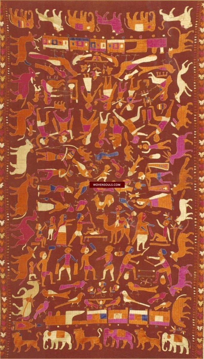 795 SOLD The Wovensouls Sainchi Phulkari Embroidery from Punjab-WOVENSOULS-Antique-Vintage-Textiles-Art-Decor