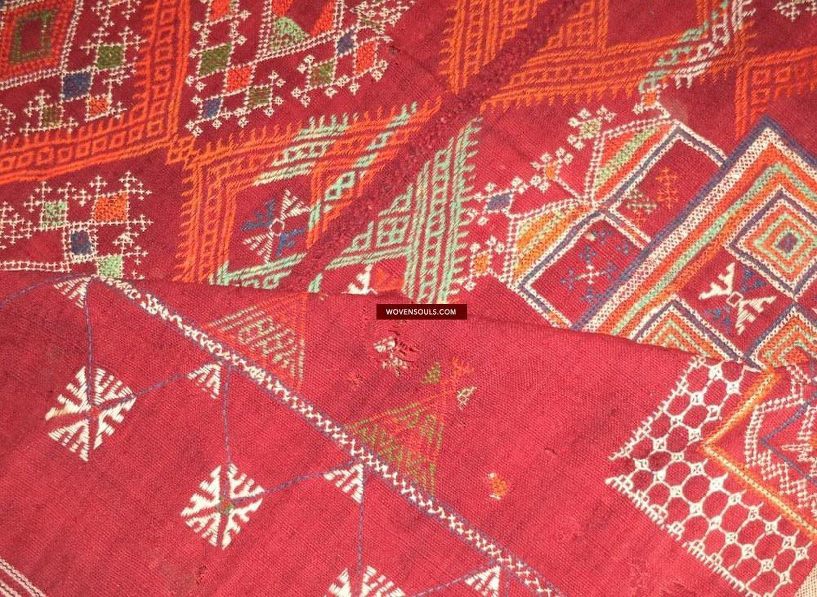 801 Shekhawati Bishnoi Shawl Rajasthan Textile Art-WOVENSOULS-Antique-Vintage-Textiles-Art-Decor