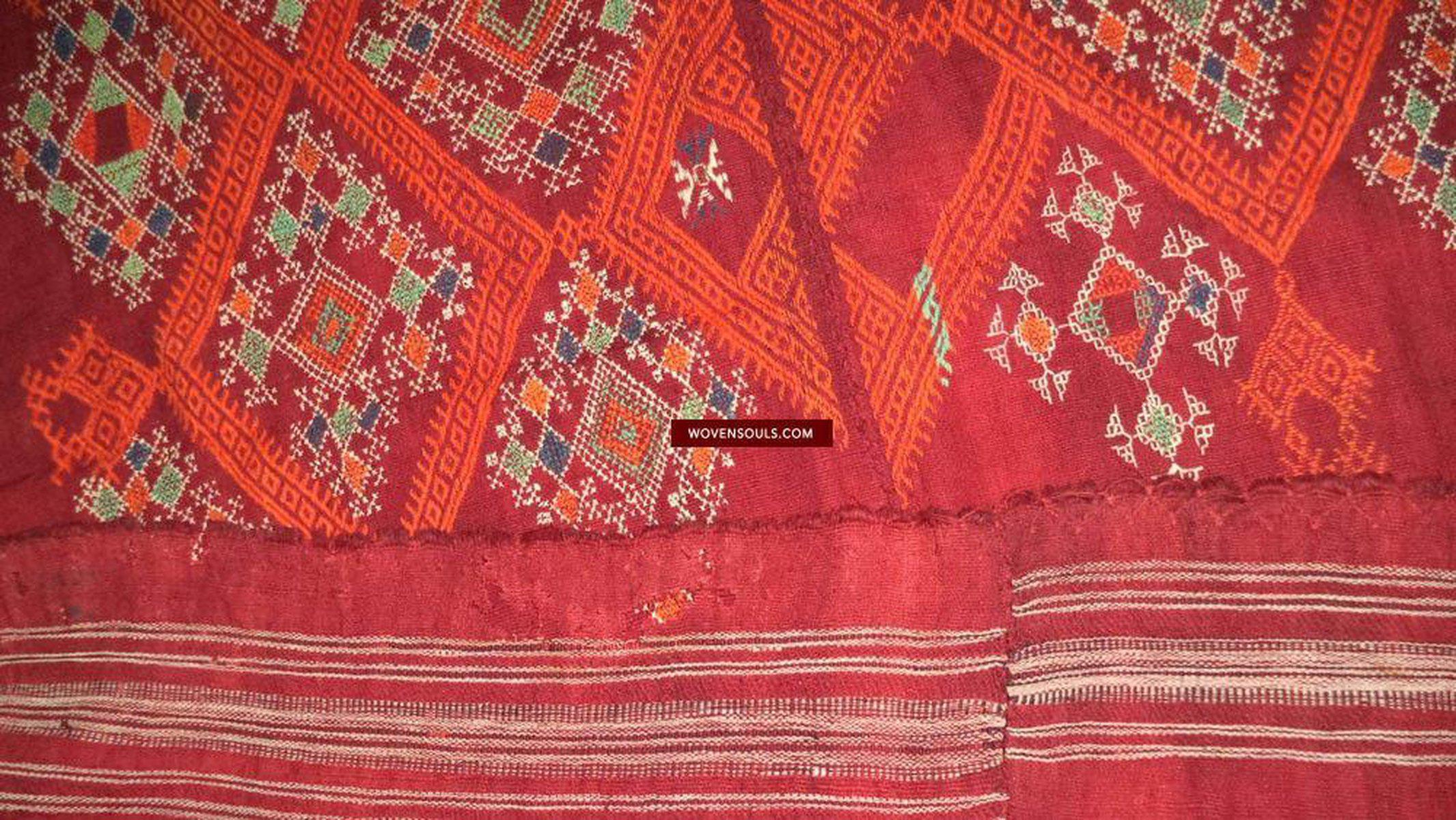 801 Shekhawati Bishnoi Shawl Rajasthan Textile Art-WOVENSOULS-Antique-Vintage-Textiles-Art-Decor