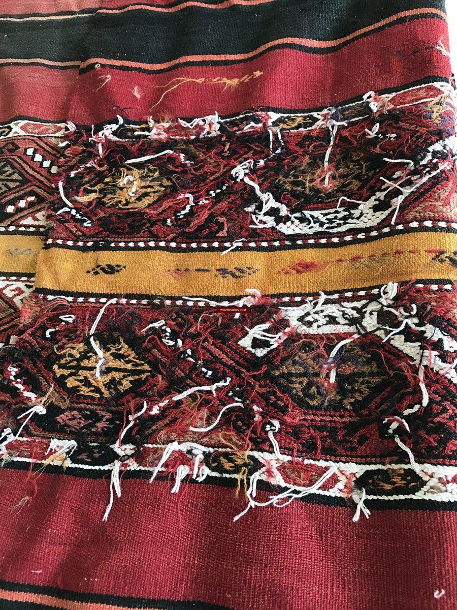 804 Old Anatolian Chuval - Striking Colors-WOVENSOULS-Antique-Vintage-Textiles-Art-Decor