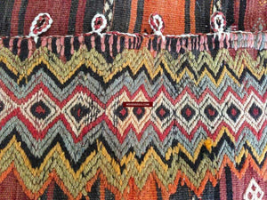 805 Set of 3 Vintage Anatolian Nomadic (Yoruk) Cicim Tent Doors-WOVENSOULS-Antique-Vintage-Textiles-Art-Decor