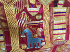 807 SOLD Darshan Dwar Phulkari Bagh textile-WOVENSOULS-Antique-Vintage-Textiles-Art-Decor