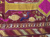 808 Antique Darshan Dwar Phulkari Bagh Textile - Wedding Scene-WOVENSOULS-Antique-Vintage-Textiles-Art-Decor