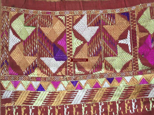 809 Darshan Dwar Phulkari Bagh textile-WOVENSOULS-Antique-Vintage-Textiles-Art-Decor
