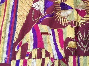 812 SOLD Bagh Phulkari Textile / Sold-WOVENSOULS-Antique-Vintage-Textiles-Art-Decor