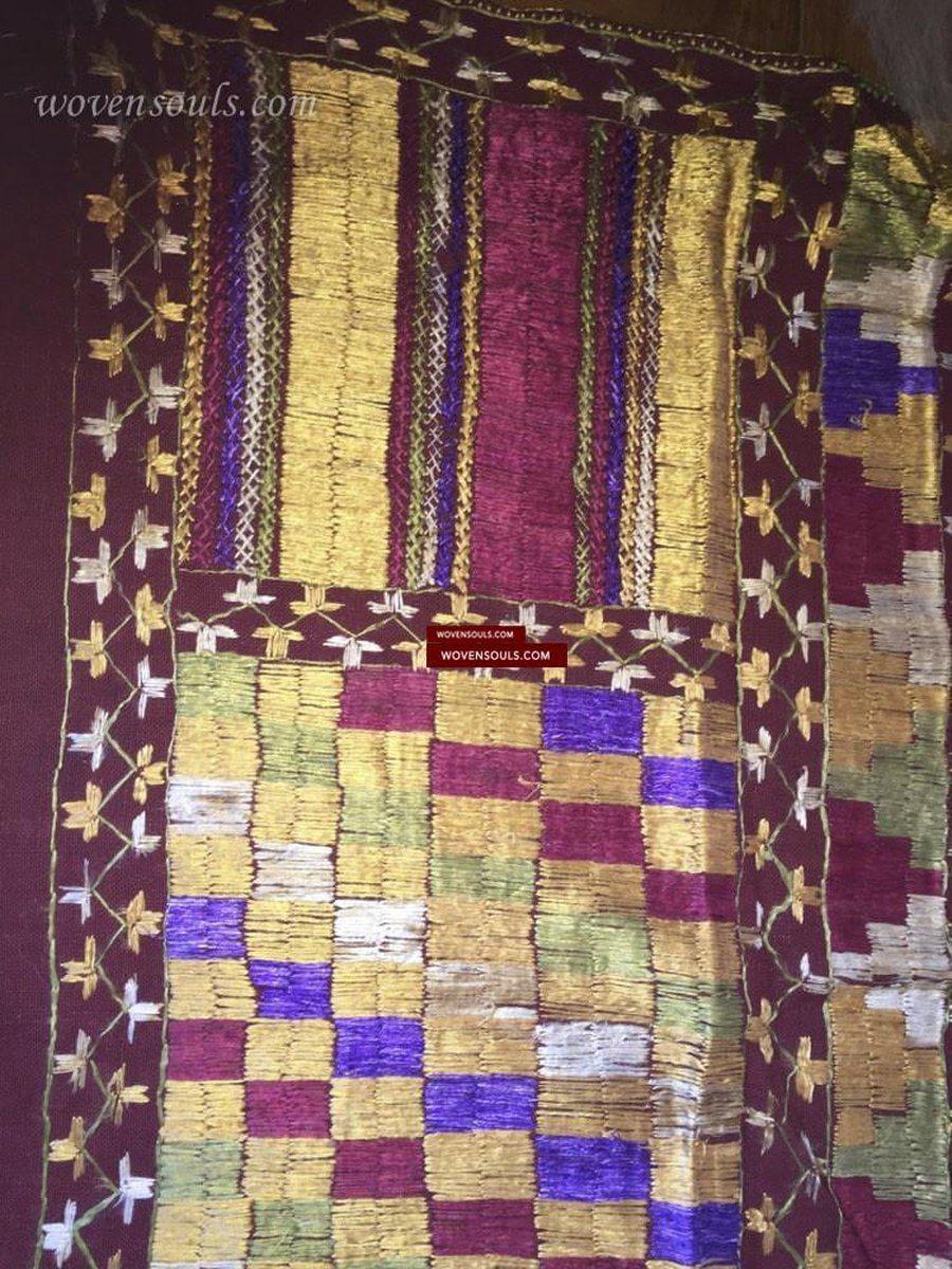 812 SOLD Bagh Phulkari Textile / Sold-WOVENSOULS-Antique-Vintage-Textiles-Art-Decor