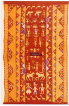 818 SOLD Sarpallu Phulkari Bagh Textile-WOVENSOULS-Antique-Vintage-Textiles-Art-Decor