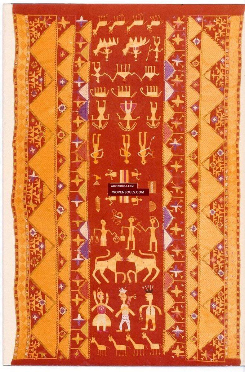 818 SOLD Sarpallu Phulkari Bagh Textile-WOVENSOULS-Antique-Vintage-Textiles-Art-Decor