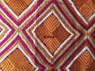 819 Bagh Phulkari - Diamonds with Borders-WOVENSOULS-Antique-Vintage-Textiles-Art-Decor