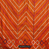 822 Phulkari Bagh - Unusual Pattern 'W' or 'M'-WOVENSOULS Antique Textiles &amp; Art Gallery