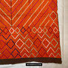 822 Phulkari Bagh - Unusual Pattern 'W' or 'M'-WOVENSOULS Antique Textiles &amp; Art Gallery