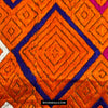 822 Phulkari Bagh - Unusual Pattern 'W' or 'M'-WOVENSOULS Antique Textiles &amp; Art Gallery