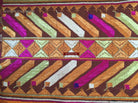 824 SOLD Phulkari Bagh Embroidery Wedding Textile with Mirchi Motif-WOVENSOULS-Antique-Vintage-Textiles-Art-Decor