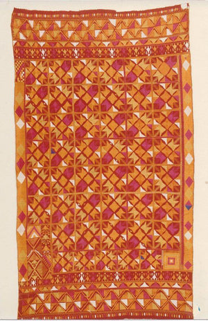 826 Phulkari Bagh with superb Nazar Butti-WOVENSOULS-Antique-Vintage-Textiles-Art-Decor