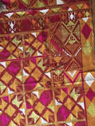 826 Phulkari Bagh with superb Nazar Butti-WOVENSOULS-Antique-Vintage-Textiles-Art-Decor