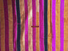 828 Unusual Striking Bagh Phulkari with Stripes-WOVENSOULS-Antique-Vintage-Textiles-Art-Decor